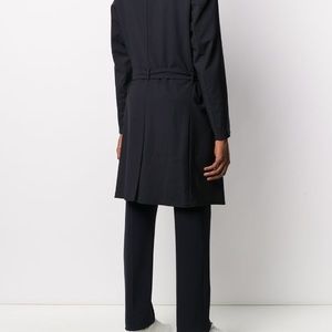 Gerigio Armani black mens trench coat